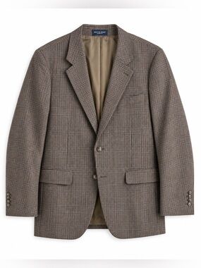 Meeting‎ Street Men’s Plaid Blazer Glen Check 2 Button Sport Coat Classic Fit
